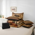 thumbnail image 6 of Castle Fairy Teens Deer Twin Bedding Sets,Abstract Checkered Aztec Bedding Comforter Set, 6 of 8