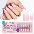 thumbnail image 1 of Kit de uñas Beetles Ombre French Gel, 210 unidades, rosa, para mujer, 1 of 7