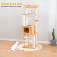 thumbnail image 3 of Cat Tree Tower Zonoria Zephyria, 165 cm de altura, para gatos grandes, 3 of 6