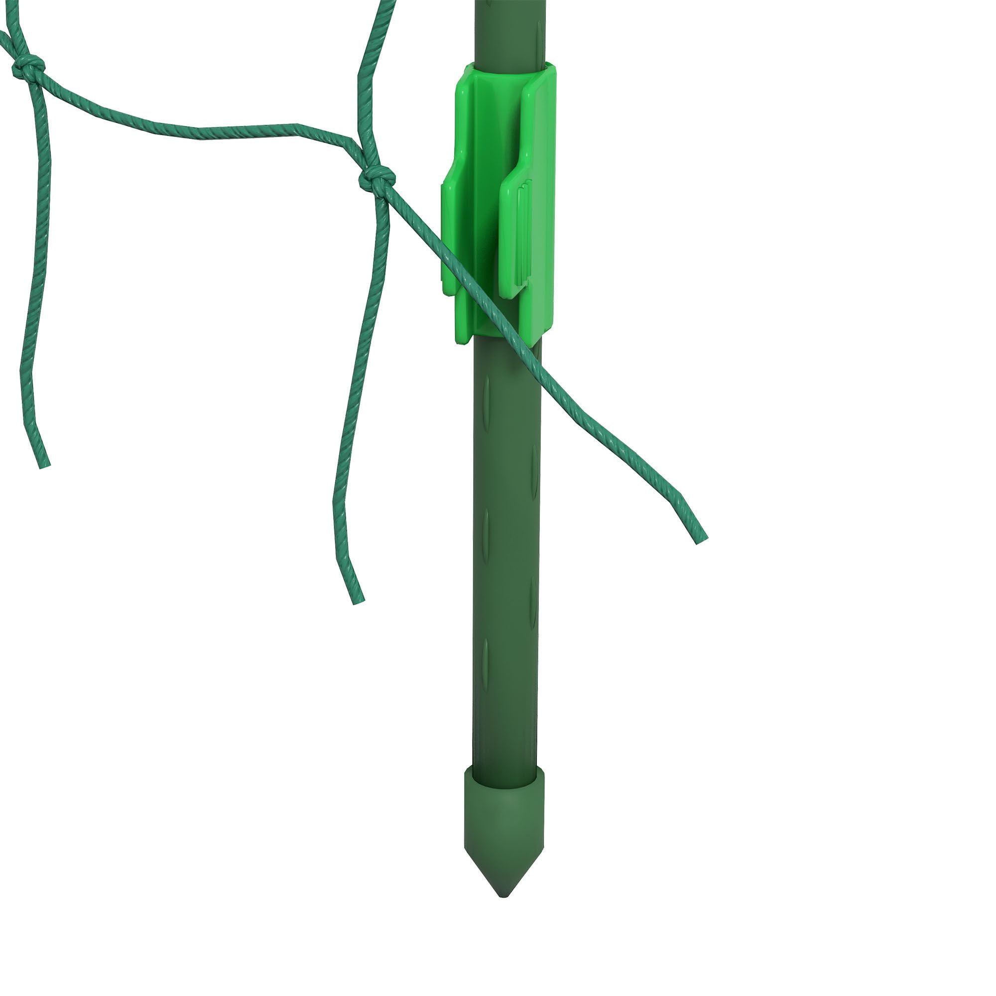 Metal Arch Garden Trellis for Climbing Plants, A-Frame with Net, 57"x66"x81", Green Outdoor Decor