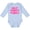 AE-Light Blue, variant on Inktastic Great Grandpa's Girl Granddaughter gift Girls Long Sleeve Baby Bodysuit