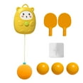 thumbnail image 1 of Ensemble de Tennis de Table Suspendu pour Enfants Intérieur Mignon Entraîneur de Tennis de Table Portable Jouet de Ping-Pong Suspendu Interaction Parent-Enfant Jaune, 1 of 6