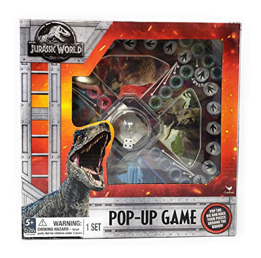 Zexumo Games, Jurassic World Pop up T-Rex, Dinosaur Game for Kids, Family  Game for Ages 3+ 