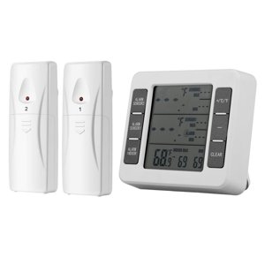HLONK Wireless Digital Thermometer 2 Temperature Sensors  2 Pieces