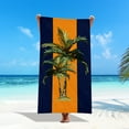 thumbnail image 5 of Rectangular Beach Towel Large Microfiber Bath Mat Shawl Quick Drying Absorbent Lightweight Travel Blanket for Swimming Yoga Camping All Season Universal Use, 5 of 5