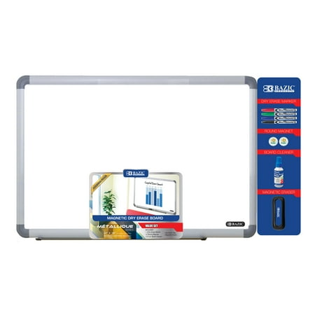 UPC: 0764608060506 | BAZIC Products Aluminum Frame Magnetic Dry Erase Board Value Pack  24  x 36