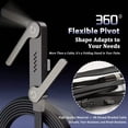 thumbnail image 3 of 2-in-1 Invisible Phone Holder Charger Cable, 240W Braided Fast Charging USB-C Cable with Built-in Adjustable Stand for Gaming, Streaming, and Hands-Free Use, 3 of 5
