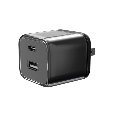 Charger - On Sale Today! Onn Dual-Port Usb-C/Usb Fast Charging Wall Charger - Black