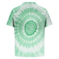 thumbnail image 3 of Iugvhana Men's Zipper Polo Shirts Pullover Casual Trendy Tie Dye Slim Fit Golf Shirt Short Sleeve Summer T-Shirt Mint Green XXL, 3 of 4