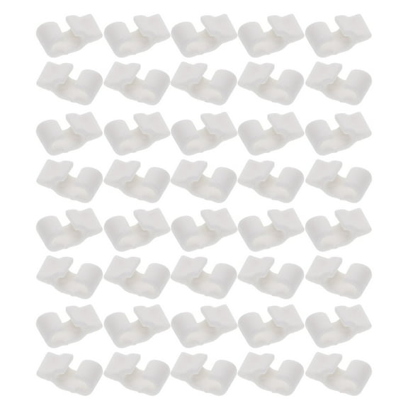 DINHEAROM Dog Panel Clamps Wire Cage Clips Plastic 40Pcs