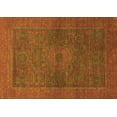 thumbnail image 1 of Ahgly Company Indoor Rectangle Abstract Orange Modern Area Rugs, 7' x 10', 1 of 4