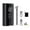 Black, variant on Portable Air Compressor Mini Portable Air Compressor 4000 MAh A 150 With Digital Display And LED Lights For Rechargeable For Motorcycle Scoot compatible with Motorized Tube Inflatable Spray Booth