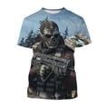 thumbnail image 5 of Juegos de disparos populares, moda de verano, patrones de diseño creativo, impresión 3D, camiseta personalizada estimulante a la moda, 5 of 5