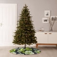 thumbnail image 6 of Sikiie Teal floral elegance Christmas Tree Skirt, Christmas Tree Decorations, Christmas Decor, Tree Mat Decoration(30-48IN)-36", 6 of 6