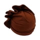 thumbnail image 4 of Women's Solid Color Ruffle Flower Turban Headwrap Hijab Hat Skull Cap Pilling Resistant Headscarf for Girls, 4 of 5