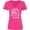 Hot Pink, variant on Summer Vacation Mode Melbourne Beach Florida Women's V-Neck T-Shirt