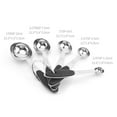 thumbnail image 4 of SPRING PARK Stainless Steel Metal Measuring Spoons Complete Set of 10pcs with Measurment Leveler Professional Measurer Scoops Ingredients Liquid or Dry Heavy Duty Solid, 4 of 7