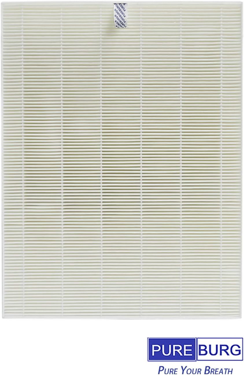 PUREBURG Replacement Filter Compatible with WINIX 5510 5520 Air Purifiers, 2-Pack H13 True HEPA  Advanced Carbon Filter) Filter Q /1712-0123-00, For Air Clean Dust VOCs Odor Remove