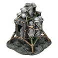 thumbnail image 4 of Aquarium Decorations Artificial Moon Lander Shape Fish Tank Ornaments Safe Resin Decor, 4 of 9