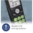 thumbnail image 2 of Vtech Vg101-21 Dect 6.0 - Teléfono Inalámbrico De 2 Teléfonos Para El Hogar, Pantalla Retroiluminada Azul Y Blanco, Botones Grandes Retroiluminados, Altavoz Dúplex Completo, Identificación De Llamadas, 2 of 8