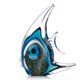 thumbnail image 3 of Escultura de la raya azul tropical de los pescados de cristal Tooarts Inicio pescados de l MABOTO Artesanía de vidrio, 3 of 7