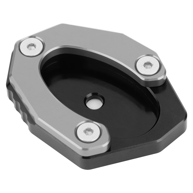 Placa de soporte para motocicleta, almohadilla de extensión para caballete lateral KSP-106-Juego compatible con KAWASAKI Z650/Z900Gris