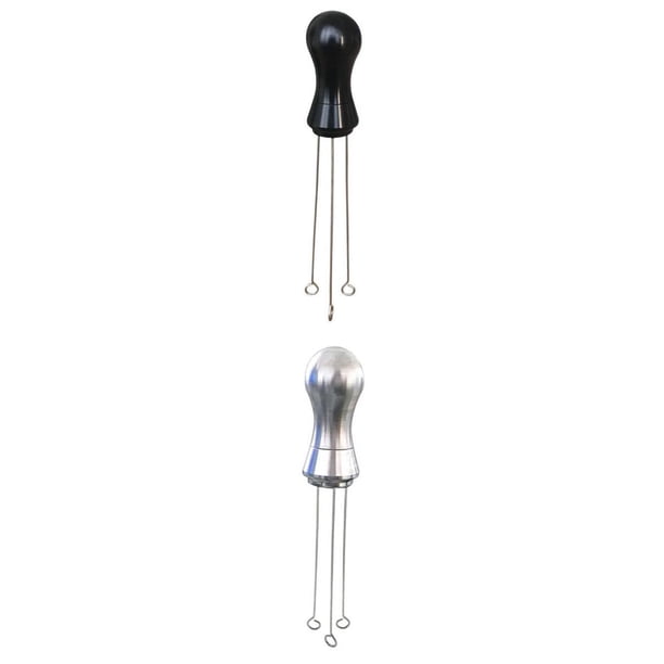 Distribuidor de polvo de tipo nivelador de manipulación de café de acero inoxidable 2 piezas Sunnimix empacador de espresso
