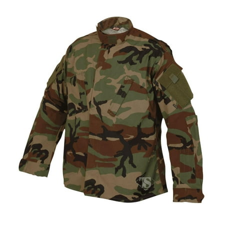 Tru-Spec 1274 Tactical Response Uniform (TRU) Shirt, Woodland Camo ...
