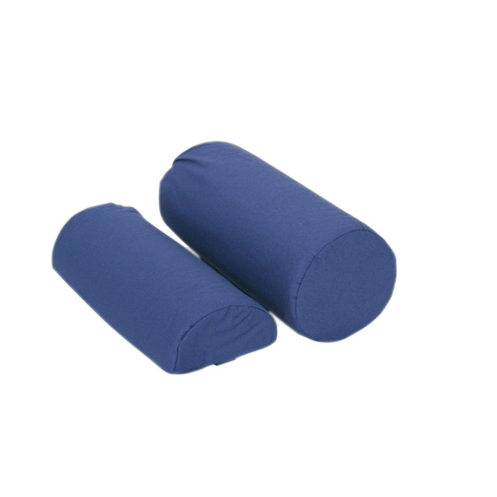 Lumbar back support roll halfround 10.75 x 3" w/removable cover