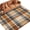 Blue, Brown, Beige, variant on Washable Round Rugs 3ft Plaid Fall Circle Rug Non-Slip Non-Shedding Low-Profile Thanksgiving Orange Brown Autumn Farmhouse Harvest Small Area Rug Carpet for Living Room Bedroom Dining Room Home Decor