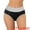 Black, variant on DARING DIVA Women's Tummy Control Color-Block Brief Panties M Light Blue