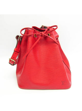 Louis Vuitton Rouge Castilian Epi Leather Petit Noe Bag Louis