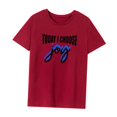 thumbnail image 4 of Camiseta para mujer, camiseta básica, disfraz, cuello redondo, para viaje, deportes, viajes, regalo del día de San Valentín L, 4 of 8