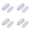 White 4Packs, variant on Fashion Nail Dipping Powder French Tray Manicure Mould Nail Dip Container 2PCS, One Size, White 2Packs