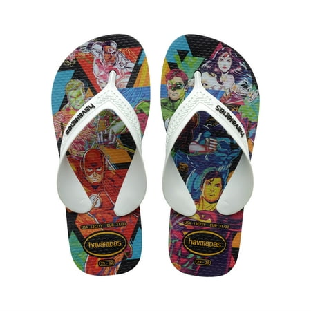 

Havaianas Kids Max Heros Justice League Flip Flop Sandals Size 13/1 Youth