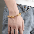 thumbnail image 6 of Double-Headed Golden Dragon Luck Bracelet, 6 of 7