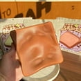 thumbnail image 2 of Moist Tender Toast Squishy - Sticky Toast Fidget Toy Soft Bread for Stress Relief, ASMR Sensory Toy for Kids & Adults, 2 of 4