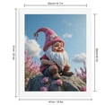 thumbnail image 2 of Paint By Numbers Kit for Adults Beginner - DIY Garden Gnome Pink Roses Blossoms Canvas Painting Kits for Adults, Frameless Paint By Number for Adults for Home Wall Decor 16x20 Inch, 2 of 7