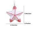 thumbnail image 2 of Hwkond Christmas Tree Balls 3pc Festival Pendant Accessories Elegant Christmas Tree Decorations Pendants Suitable For Indoor And Outdoor Use,White, 2 of 7