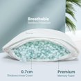 thumbnail image 2 of Almohada corporal Rainmr 180 x 50 cm de espuma viscoelástica con funda refrescante, 2 of 6