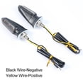 thumbnail image 3 of 4x Motorcycle Turn Signals 12V Universal Front Rear Blinker Super Bright Amber for Motorbike Scooter Off Road Quad Cruiser, 3 of 8