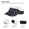 thumbnail image 2 of Bingfone Adjustable Empty Top Sun Visor for Women and Men-Whales In Space, 2 of 6