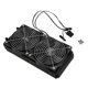 thumbnail image 1 of Aluminum 240mm 10 Pipe Water Cooling Cooled Row Heat Exchanger Radiator With Fan For Cpu Pc Water C, 1 of 4