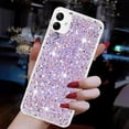 thumbnail image 5 of for Samsung Galaxy A05 Glitter Case, Cute Bling Sparkle Shiny Slim Soft Silicone Reflective Clear TPU Bumper Women Girls Shockproof Protective Phone Case for Samsung Galaxy A05, Purple, 5 of 5