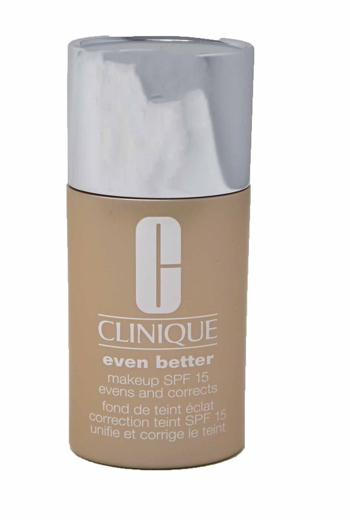 CLINIQUE EVEN BETTER FOUNDATION 1.0 OZ CN 114 GOLDEN (D) CLINIQUE/EVEN BETTER MAKEUP CN 114 GOLDEN (D) 1.0 OZ (30 ML) EVENS AND CORRECTS. SPF 15 COOL NEUTRAL UNDERTONE