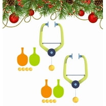 Door Pong Game Set, 2026 New Hanging Table Tennis Trainer Portable Set for Kids with 2 Pcs Racket & 4 Pcs Balls, Adjustable Portable Table Tennis Exerciser for Indoor Fun 2Set
