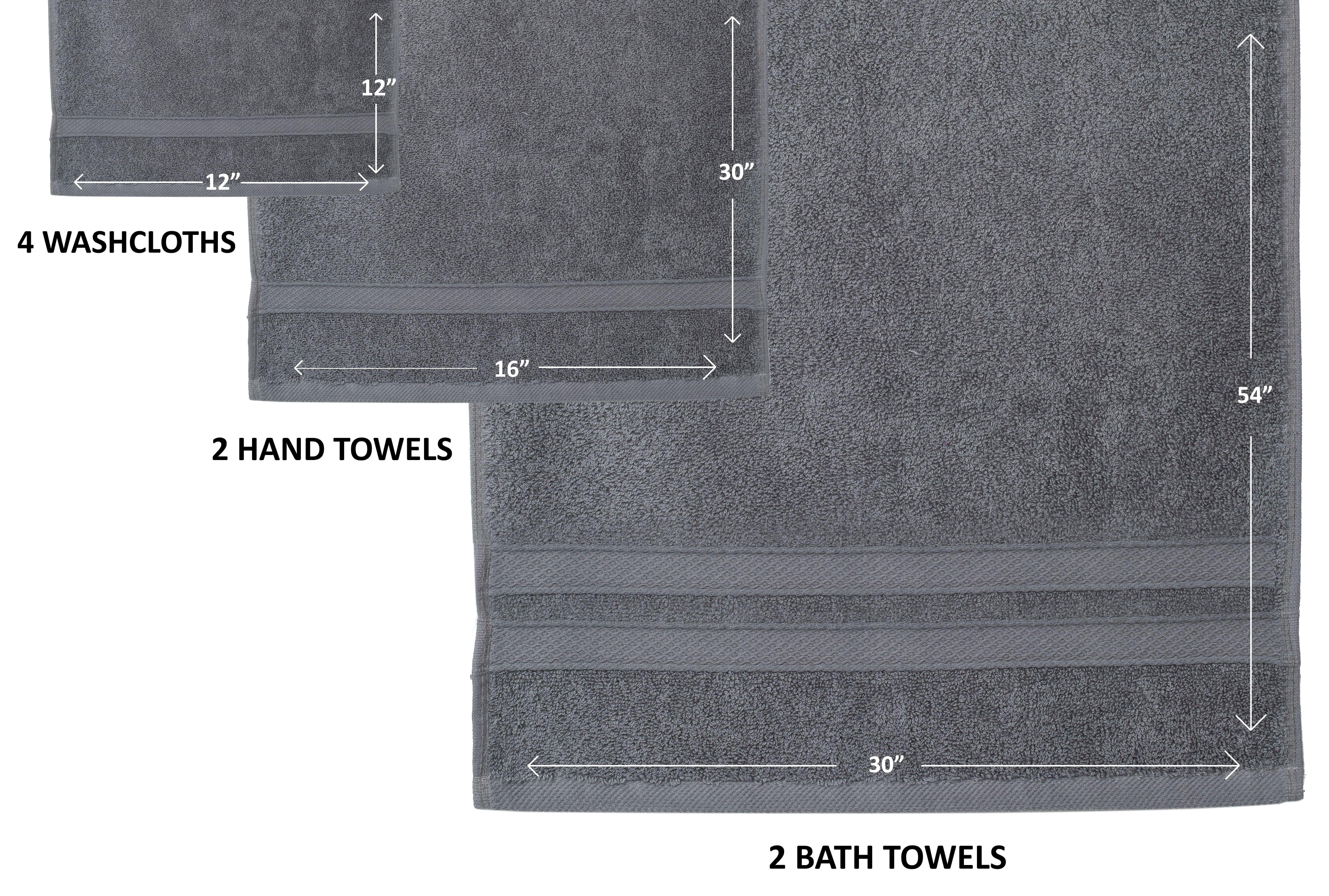 Soho Living 2 Bath 2 Hand 4 Washcloth Towel Set Stripes Tiles Geometrical  NWT