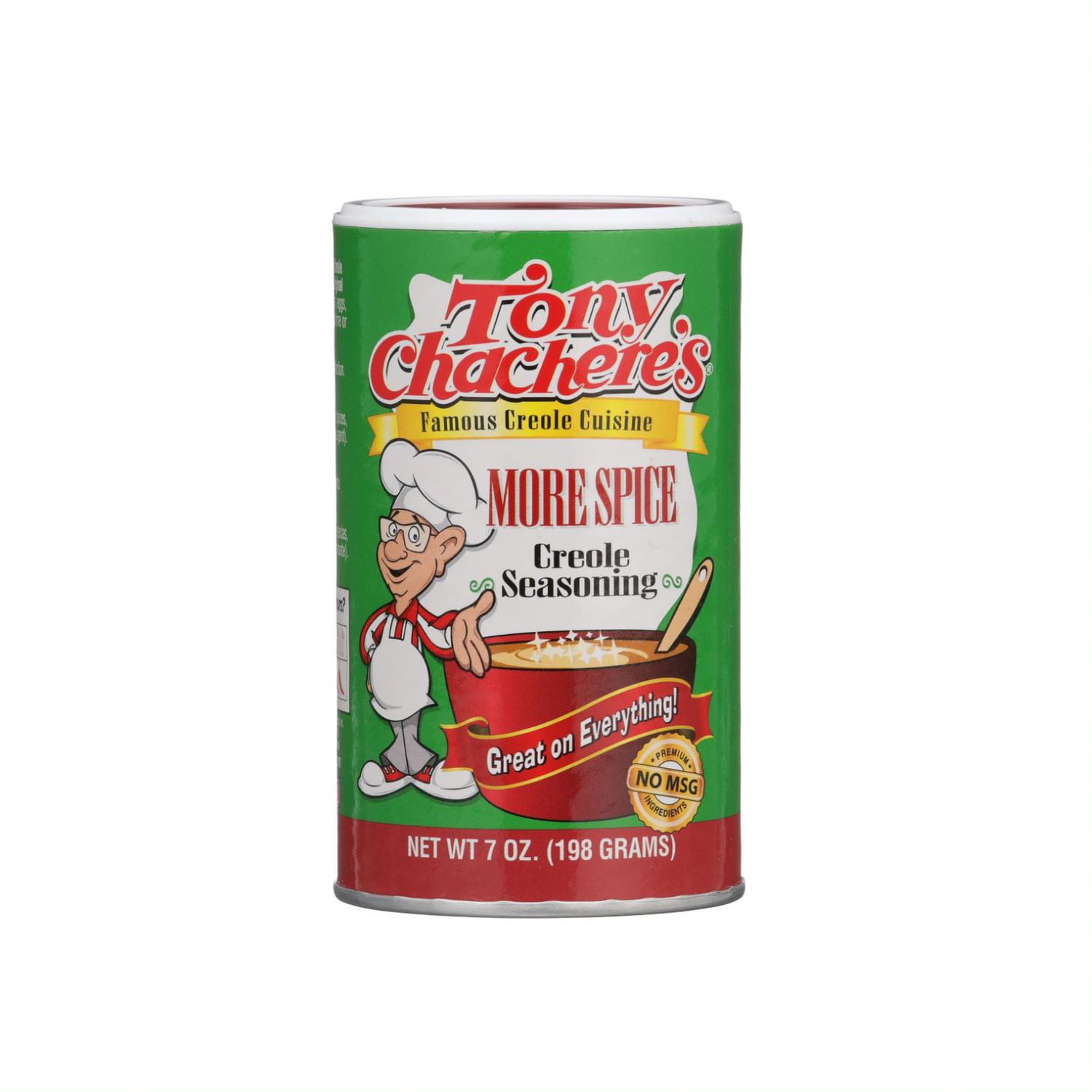 Tony Chachere's More Spice Creole Seasoning 7oz. - Walmart.com