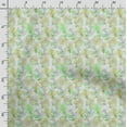 thumbnail image 3 of Soimoi Leaves Printed, Cotton Fleece, Fabric by The Yard Sewing DIY Stretch Fabric 56 Inches Wide, WarmFabric for Hats, Coats, Gloves, Blankets, Lime Green, 3 of 5