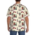 thumbnail image 3 of Pofeuu Retro Steampunk Vehicle1 Print Mens Casual Short Sleeve Shirts Beach Summer Spread Collar Pocket Tops Men's Casual Short-sleeved Shirt-X-Large, 3 of 5